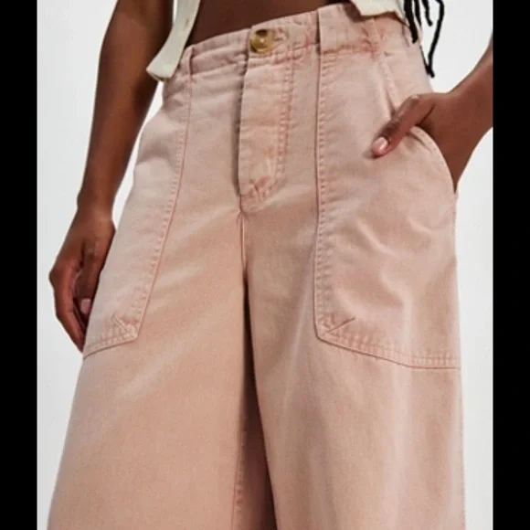 NWT Free People Long Game Chino Pants - Picture 3 of 4